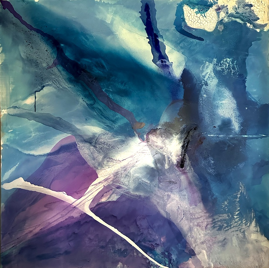 Blue-violet Outpourings of Color