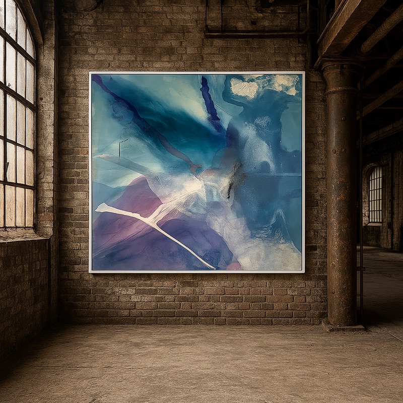 Detail 2 – Blue-violet Outpourings of Color